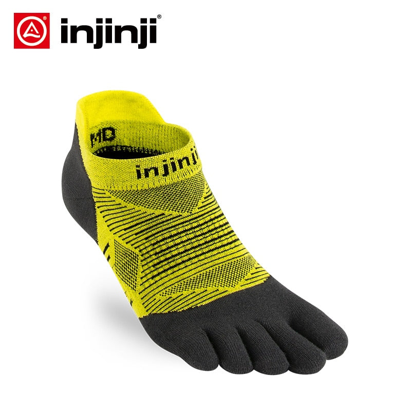 Injinji Five-Finger Sneakers Socks Low-cut Thin Running Sports COOLMAX Sweat-absorbent