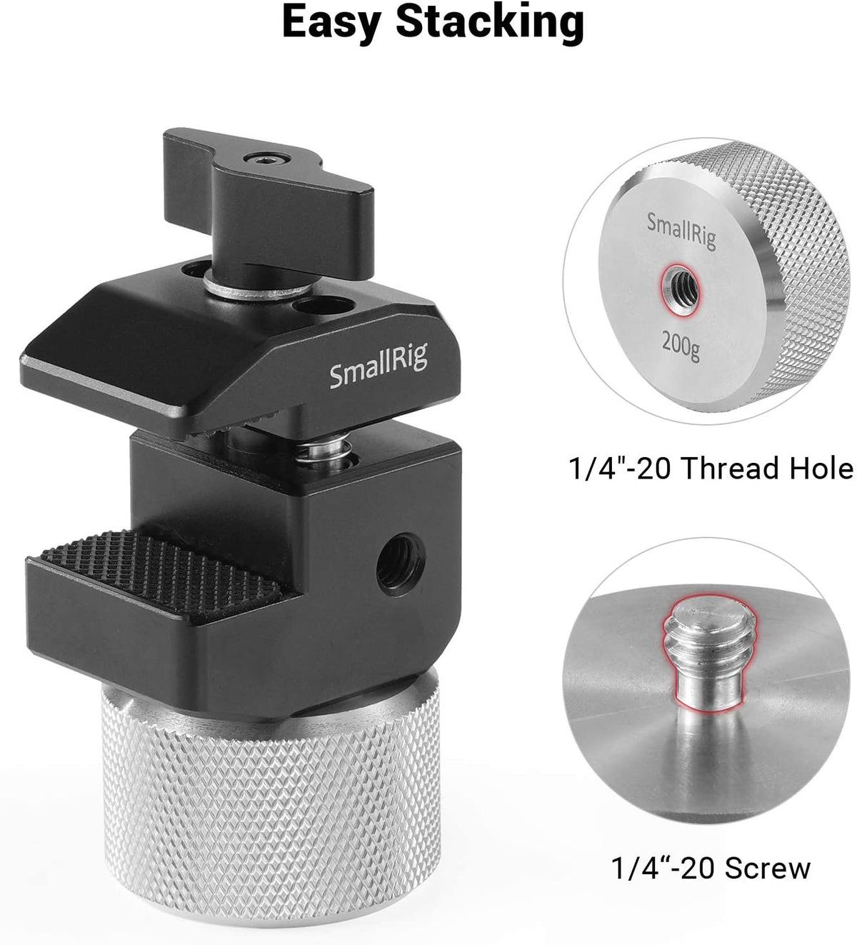 SmallRig DSLR Camera Removable Counterweight (200g) DJI RS 2/ RSC 2 / RS 3/ RS 3 Pro