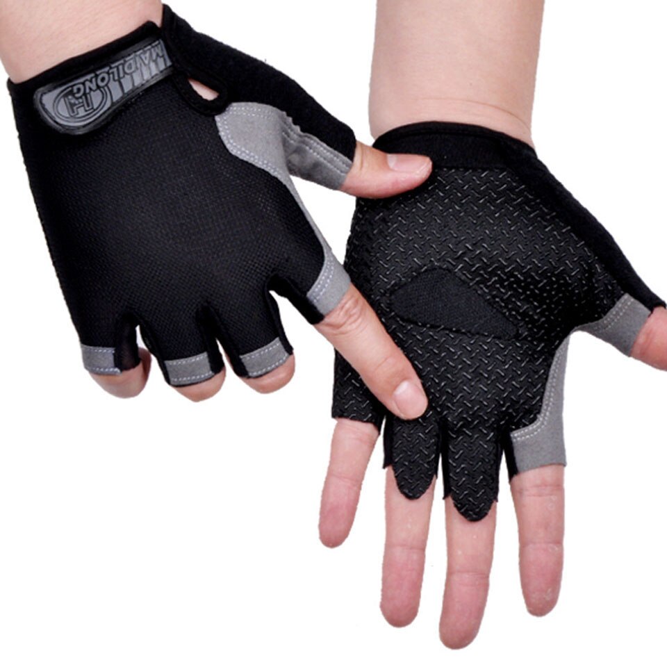 Sports Gym Gloves Men Fitness Training Exercise Anti Slip Weight Lifting Gloves Half Finger