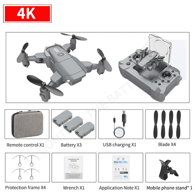 New mini KY905 drone 4K HD camera, GPS WIFI FPV vision foldable rc quadcopter