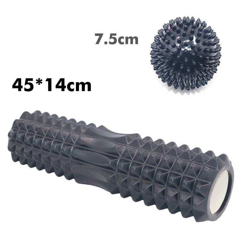 45cm*14cm Yoga column foam roller Pilates column balance bar stick relax muscle deep massage roller