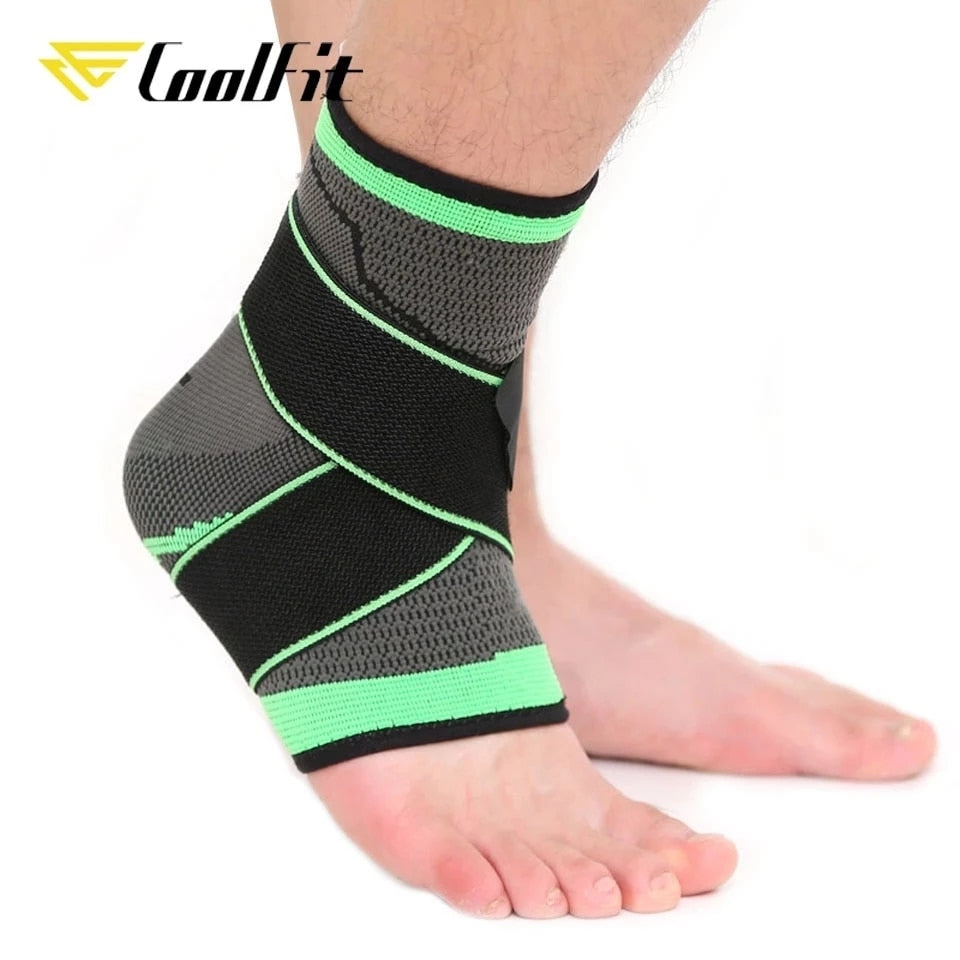 CoolFit 1PCS New Sports Ankle Brace Compression Strap Sleeves Support 3D