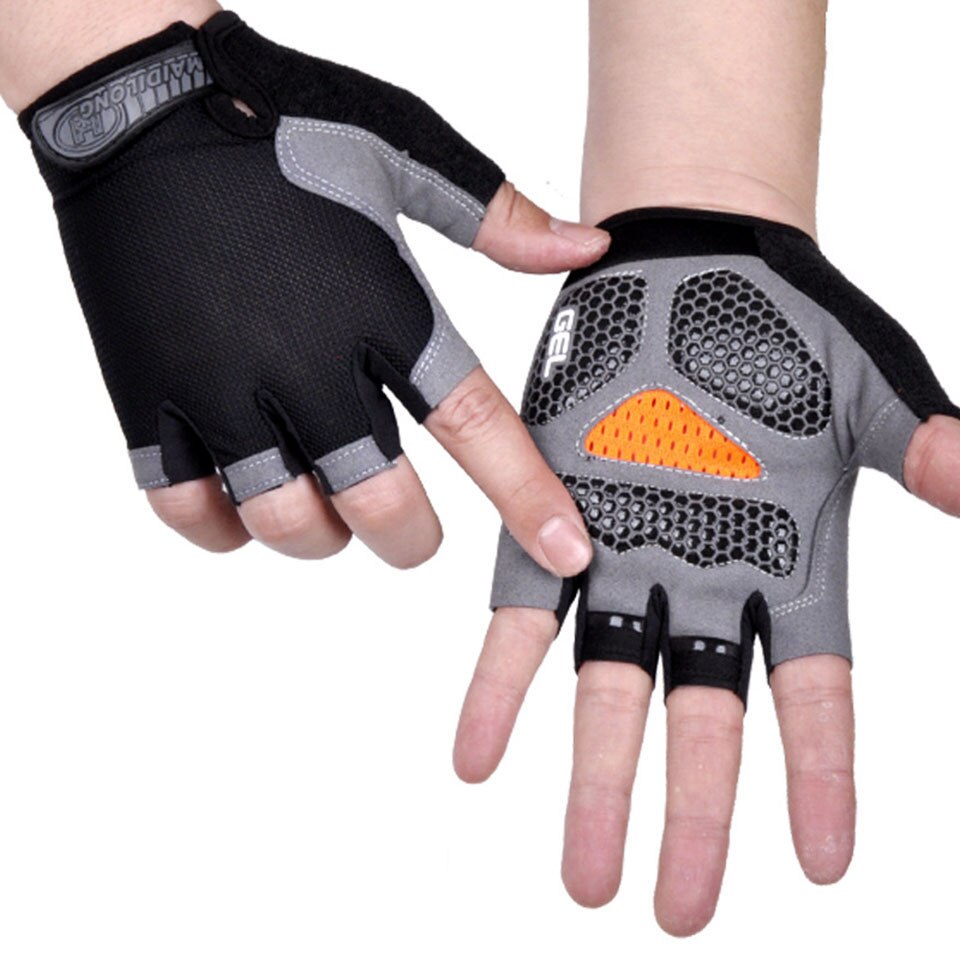 Sports Gym Gloves Men Fitness Training Exercise Anti Slip Weight Lifting Gloves Half Finger