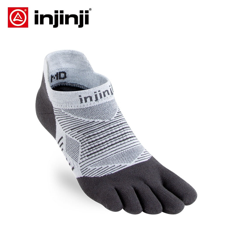 Injinji Five-Finger Sneakers Socks Low-cut Thin Running Sports COOLMAX Sweat-absorbent