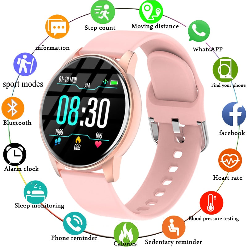 Women Smart Watch Real-time Weather Forecast Smartwatch Activity Tracker Heart Rate