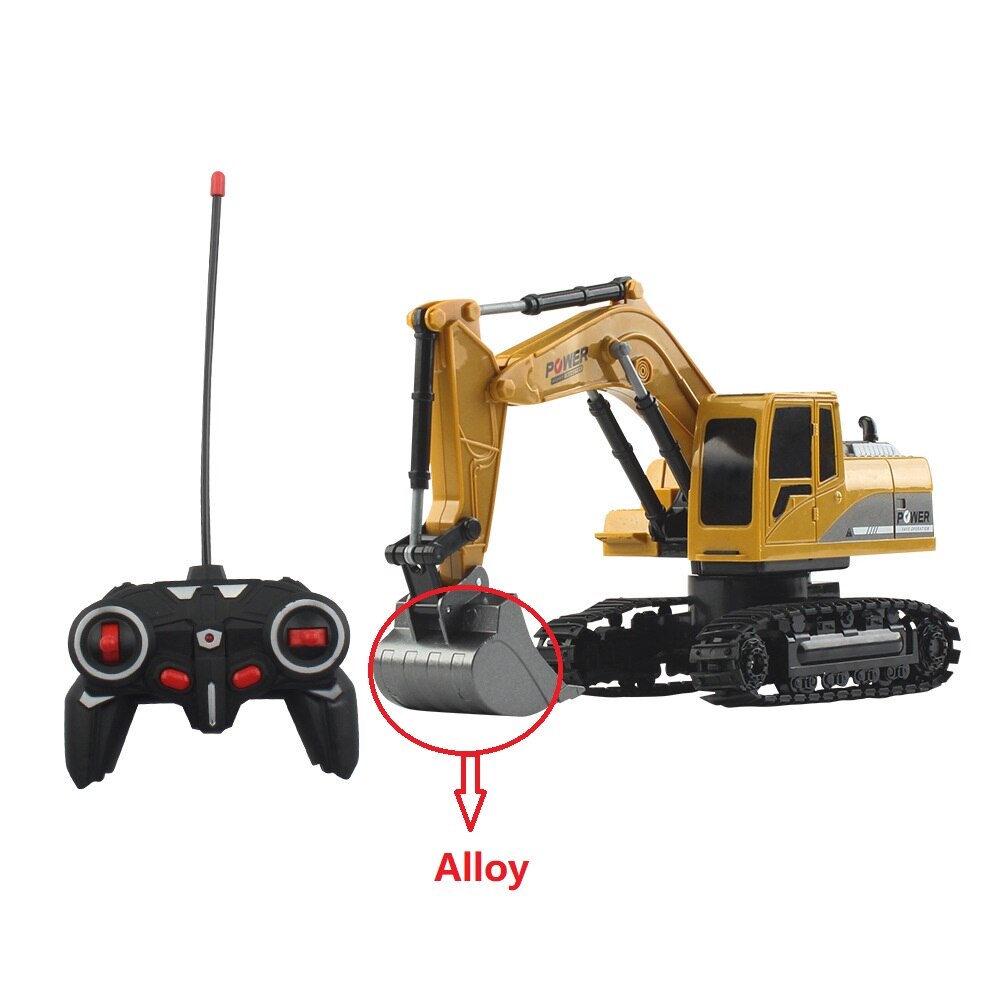 1/24 RC Excavator 2.4G Radio Controlled  crawler Tractor Model Engineering Digging Truck Boy Kid