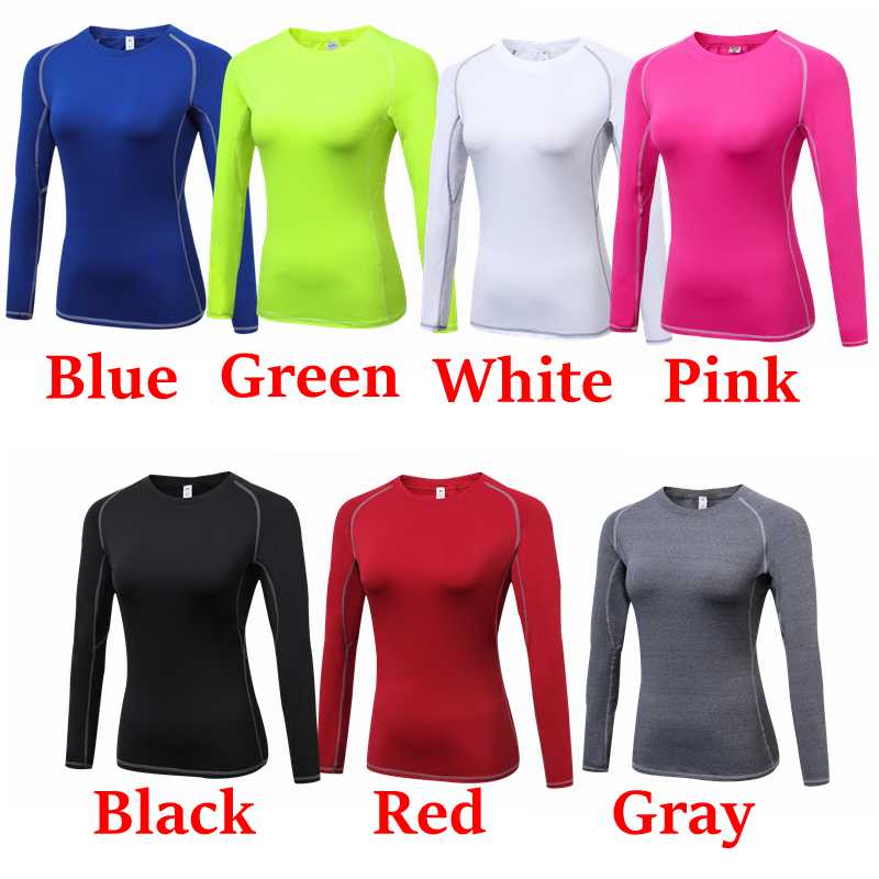 New Women Gym Casual Yogawear Yoga Shirts Long Sleeve Workout Tops Fitness