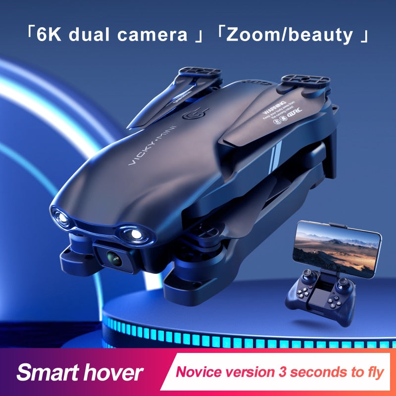 2022 NEW V13 Mini Drone 4k HD Camera WiFi Fpv Drones Dual Camera Foldable Quadcopter Real-time