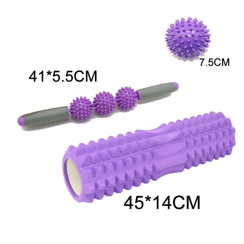 45cm*14cm Yoga column foam roller Pilates column balance bar stick relax muscle deep massage roller