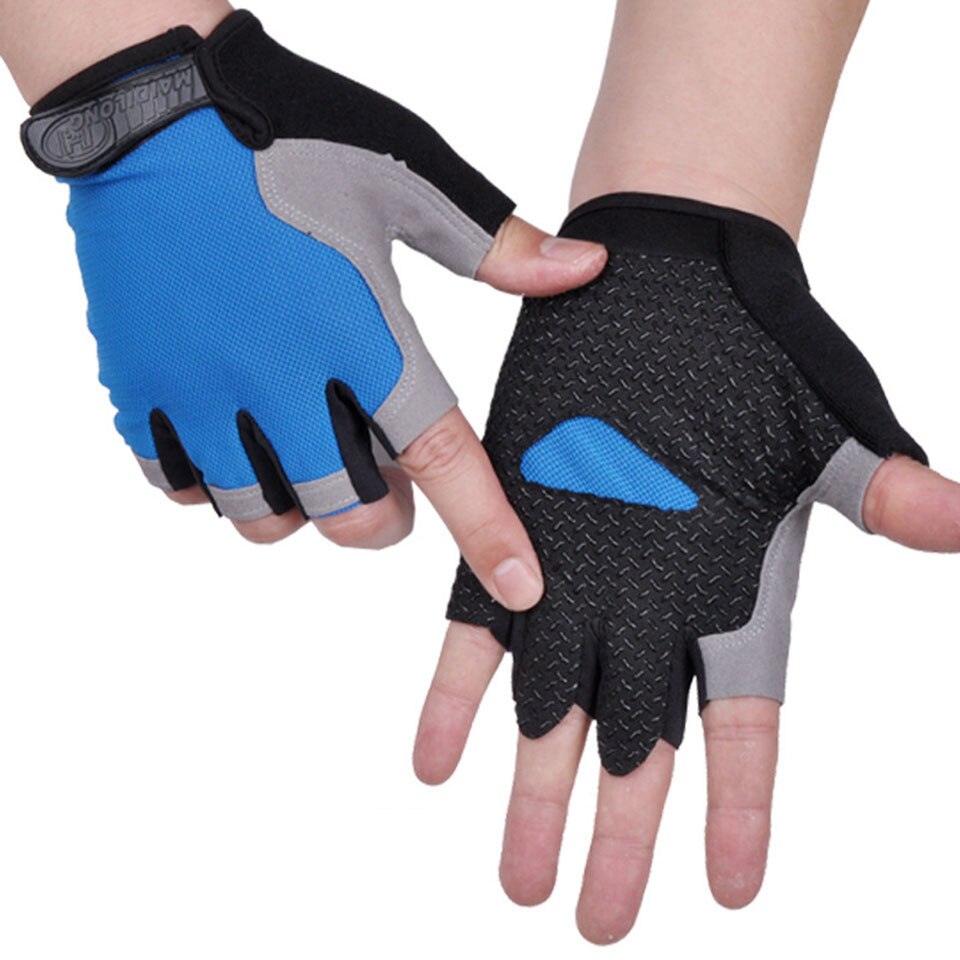 Sports Gym Gloves Men Fitness Training Exercise Anti Slip Weight Lifting Gloves Half Finger