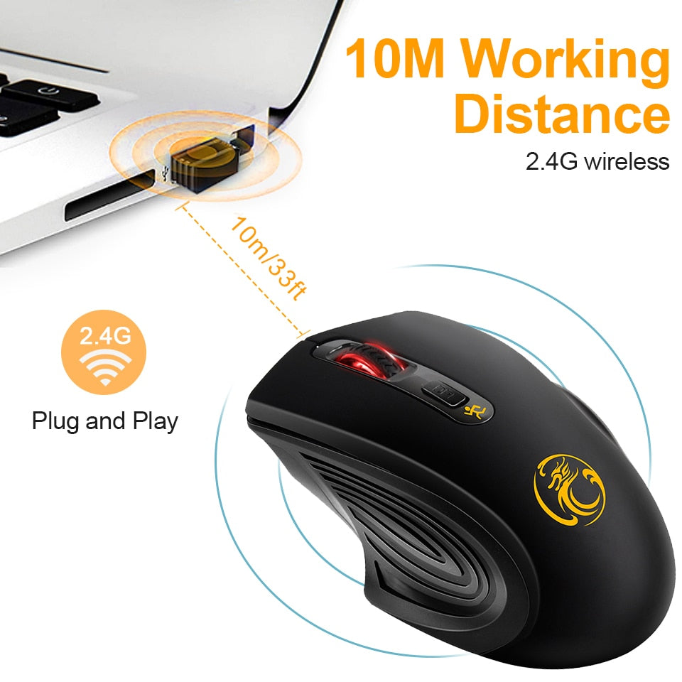 Mouse USB Computer Mouse Silent Ergonomic Mouse 2000 DPI Optical Mause Gamer