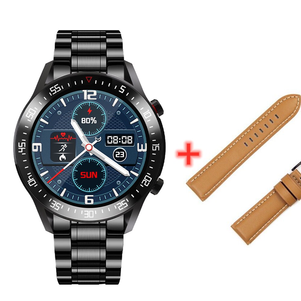 Full circle touch screen Mens Smart Watches IP68 Waterproof Sports Fitness Watch