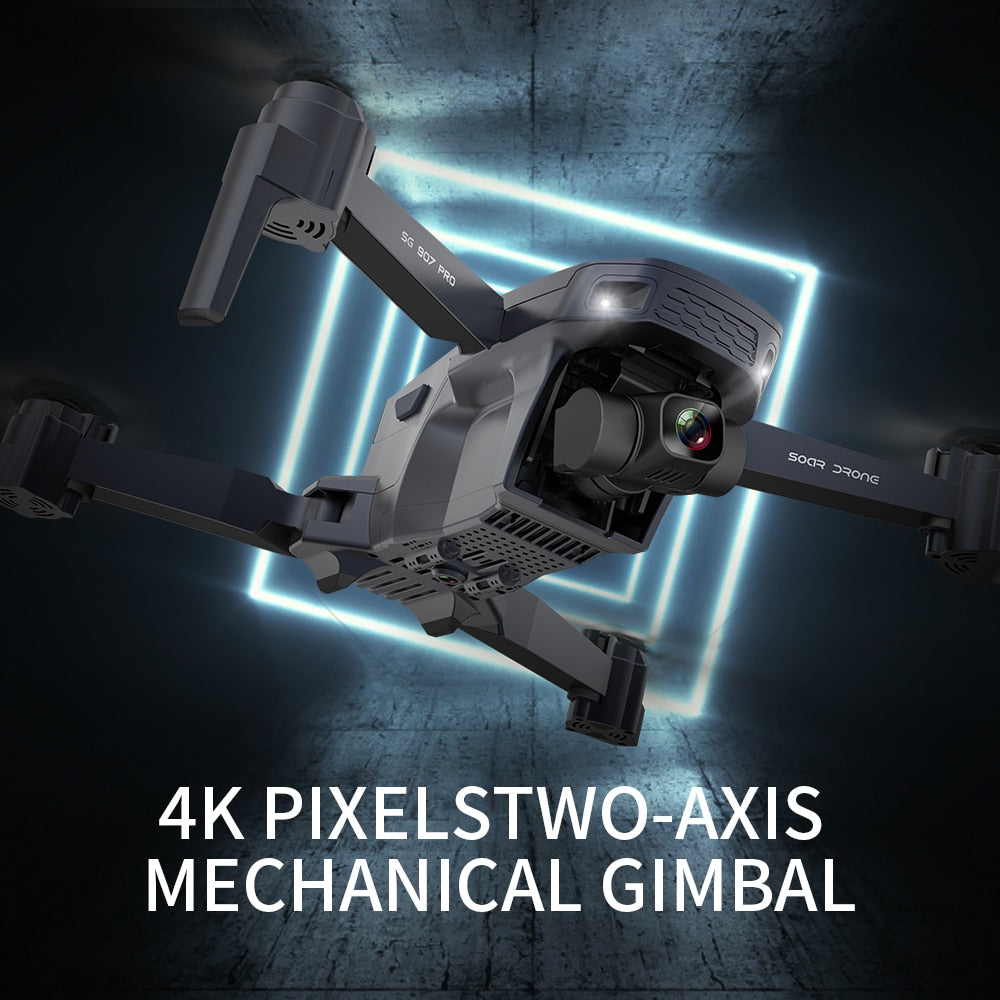 NEW SG907 MAX Drone Quadcopter GPS 5G WIFI 4k HD Mechanical 3-Axis Gimbal