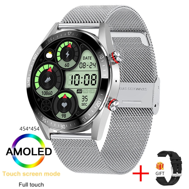 2022 New 454*454 Screen Smart Watch Always Display The Time Bluetooth Call Local Music Smartwatch