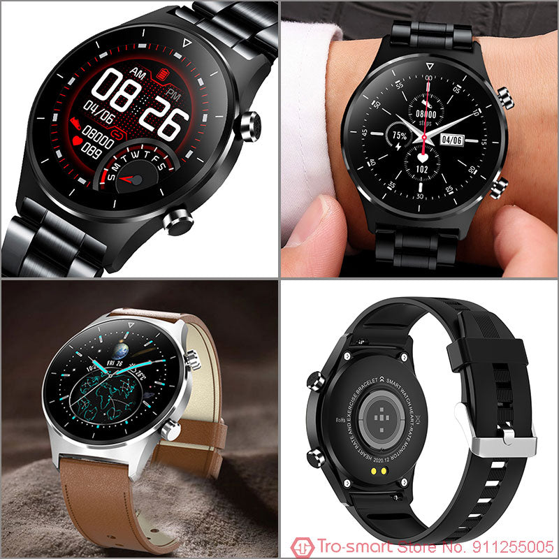 New 2021 Smart Watch Men Male Smartwatch Electronics Smart Clock For Android IOS