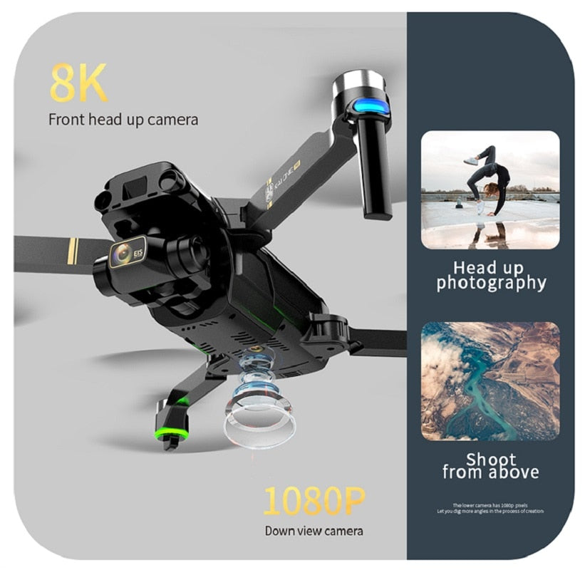 HKNA KAI ONE PRO MAX GPS Drone 4K Profesional 8K HD Dual Camera Dron