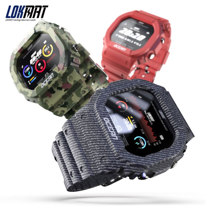 LOKMAT OCEAN Remote Camera Sports Smart Watch Swimming  Pedometer Heart Rate