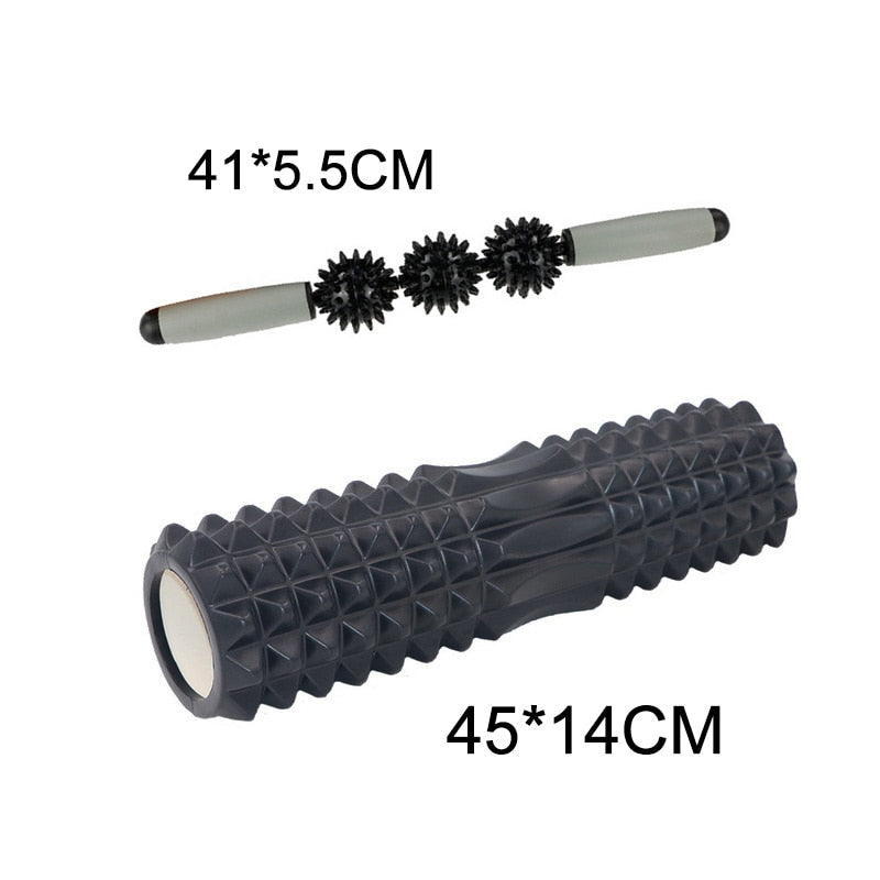 45cm*14cm Yoga column foam roller Pilates column balance bar stick relax muscle deep massage roller