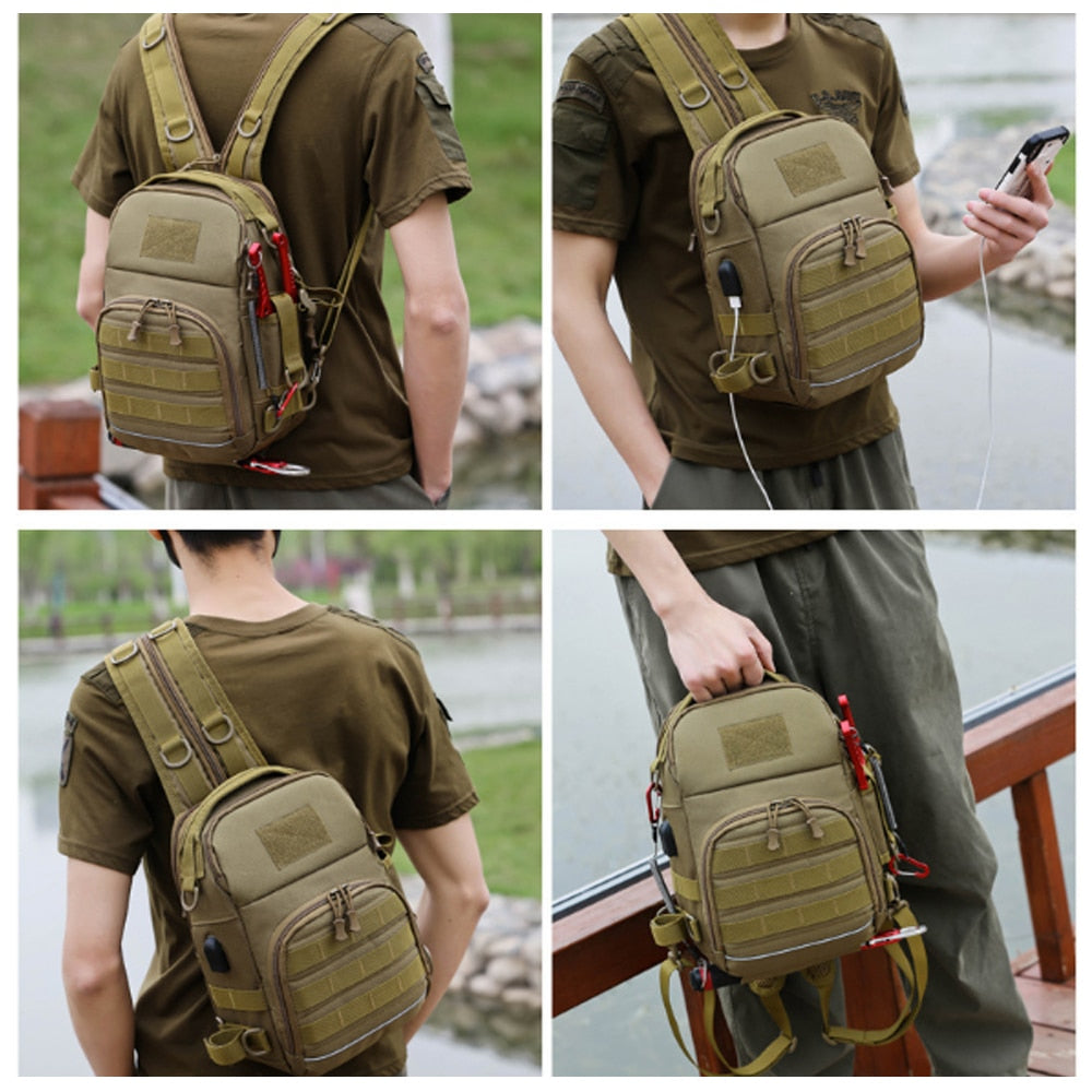 Outdoor Military Shoulder Bag Sports Climbing Backpack Shoulder Tactical Hiking