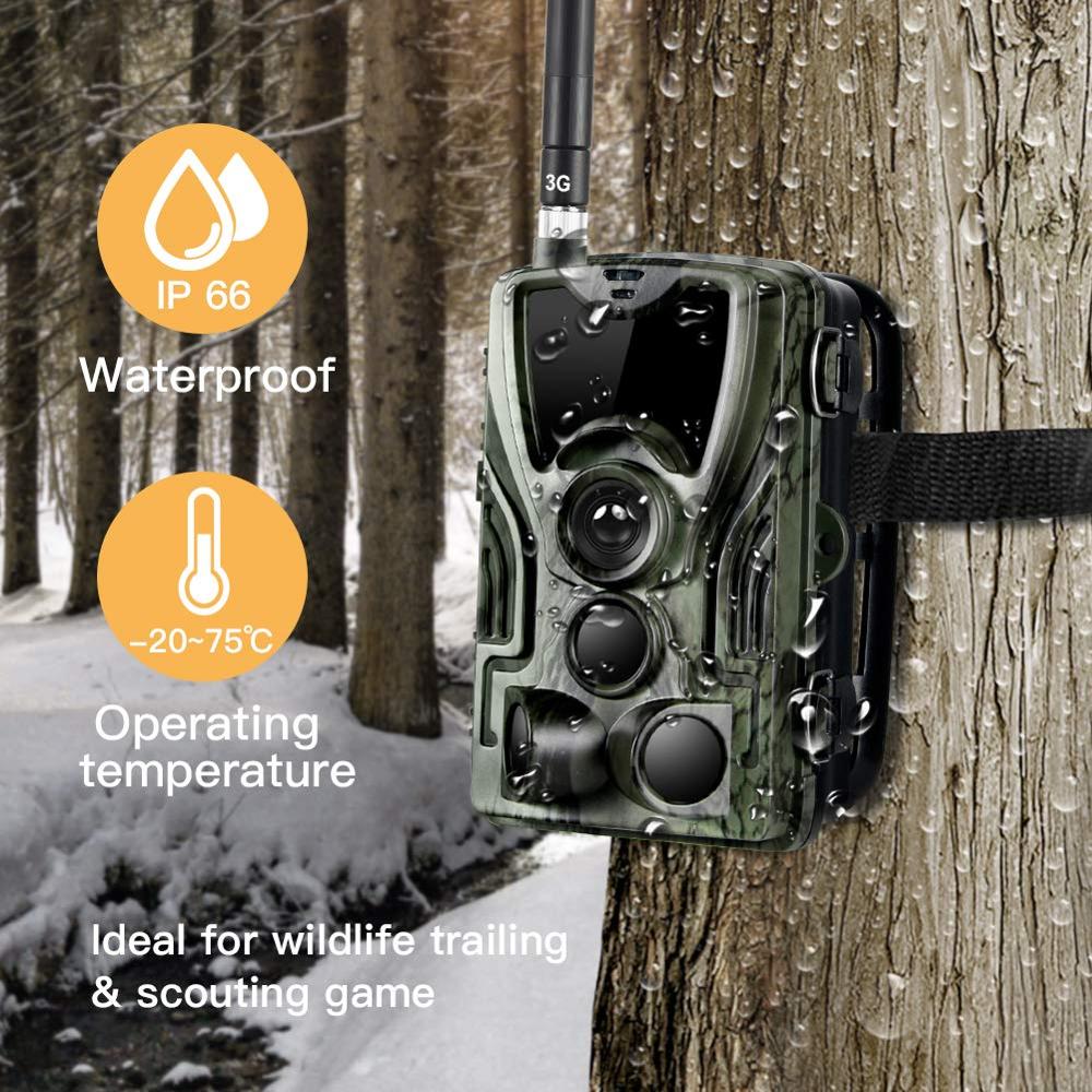 Cellular Mobile Hunting Camera 2G MMS SMTP SMS GSM 20MP1080P Infrared Wireless