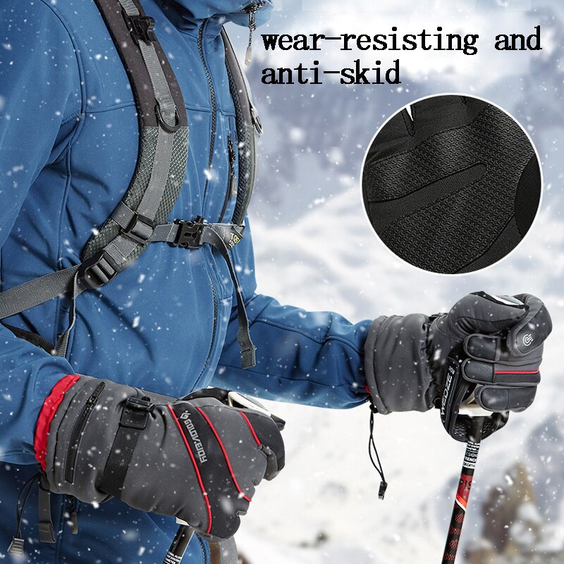 Touch Screen Winter Ski Gloves Snow Outdoor Sport Women Men Waterproof Warm Motorcycle