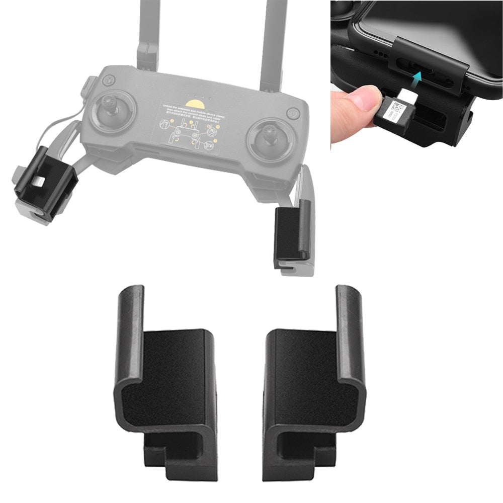 Phone Mount For DJI Mavic Mini Pro Air Spark Mavic 2 Zoom Drone Remote Control