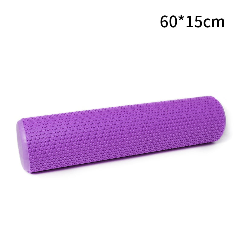 60/45cm Yoga Block Pilates Foam Roller Trigger Point Massage Roller Muscle Tissue for Fitness Gym