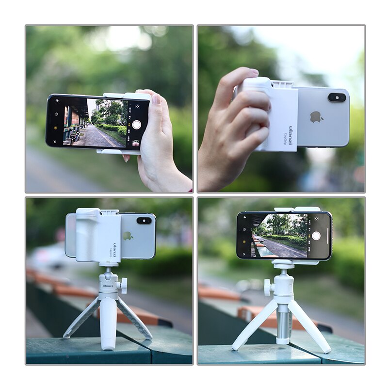 Smartphone Selfie Booster Handle Grip Bluetooth Photo Stabilizer Holder with Shutter Release