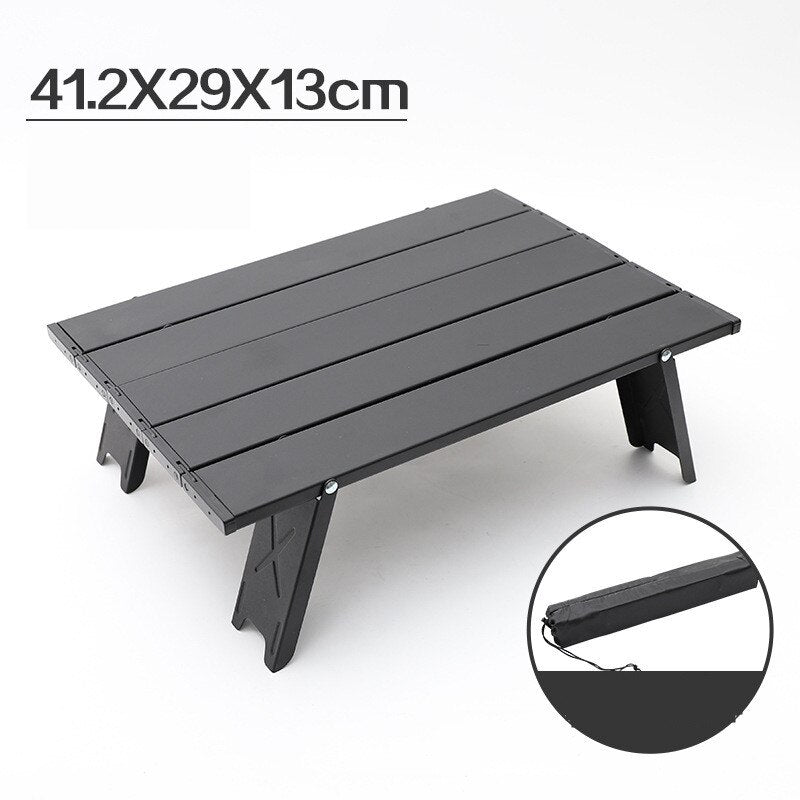 VILEAD Aluminum Picnic Table Folding Tables for Camping Beach Travel Ultralight Camping