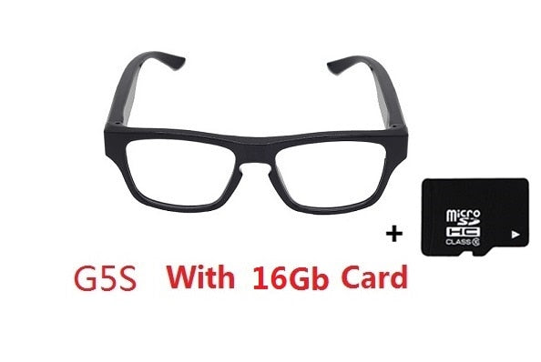 1080P HD Mini Camera Smart Glasses Touch Button Cycling DVR Video Recorder Eyewear Camcorder