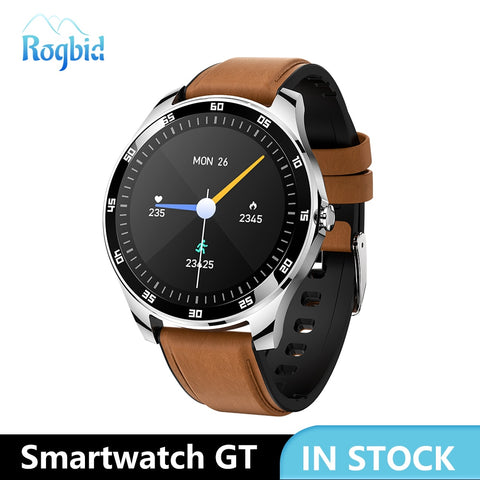 Rogbid Smartwatch GT New 2021 Touch Smart Watches Men Waterproof with Metal