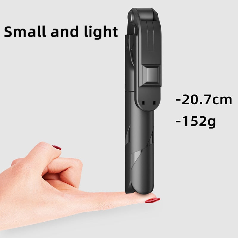 Wireless Selfie Stick Bluetooth Compatible Foldable Mini Tripod For Phone