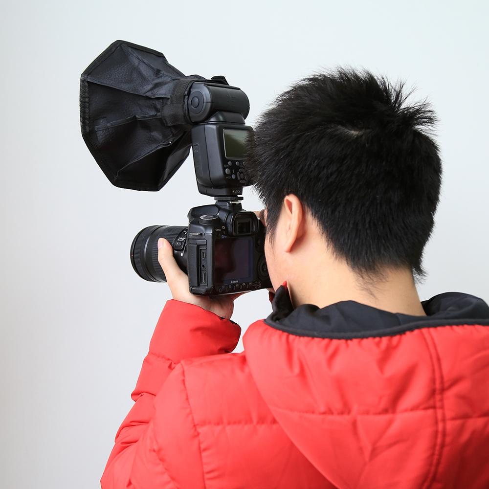 20 CM Professional Universal Portable Flash Diffuser Soft Box For Camera Speedlight Softbox