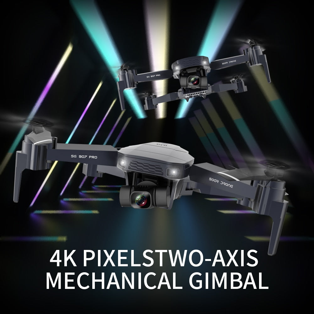 NEW SG907 MAX Drone Quadcopter GPS 5G WIFI 4k HD Mechanical 3-Axis Gimbal