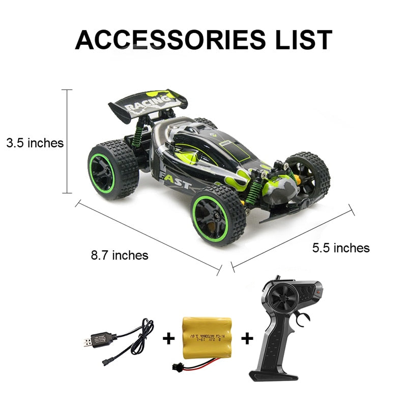 Sinovan Remote Control Car Drift 15-20km/h RC Racing Car High Speed Off-Road For Kids Gifts 1:18