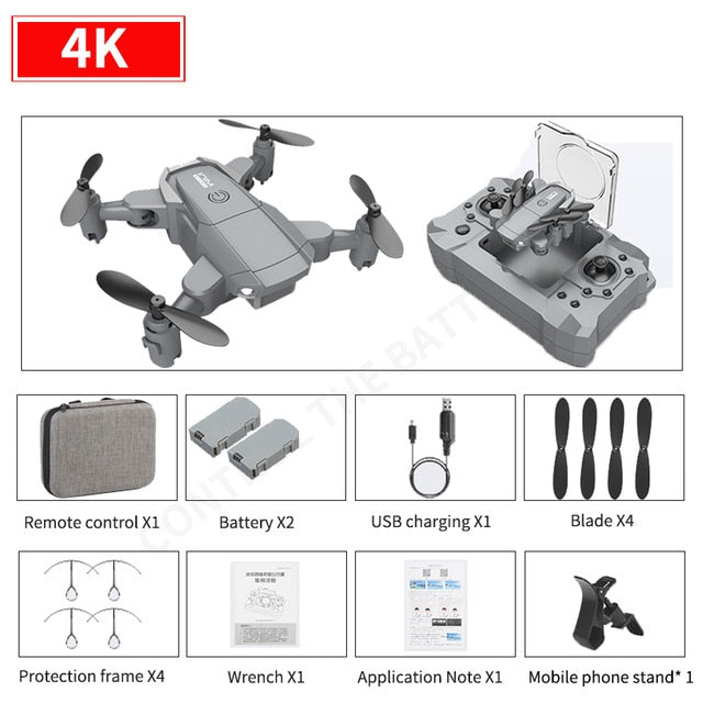 New mini KY905 drone 4K HD camera, GPS WIFI FPV vision foldable rc quadcopter