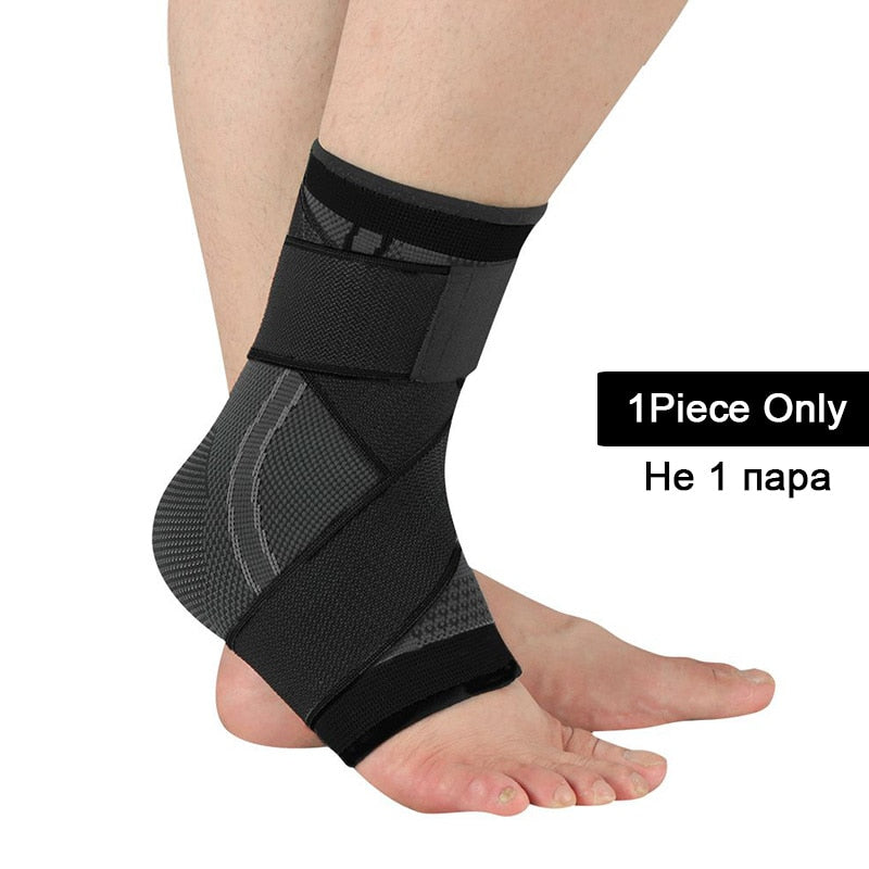 SKDK 1PC 3D Pressurized Bandage Ankle Support Wrist Foot Strap Sleeves Belt Elastic