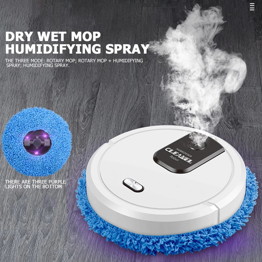 Rechargeable Smart Sweeping and Mop Robot Vacuum Cleaner Dry and Wet Home