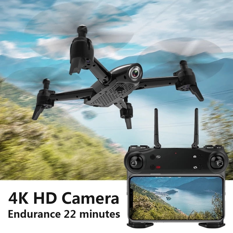 Best SG106 WiFi FPV RC Drone 4K Camera Optical Flow 1080P HD Dual Camera Real Time Aerial Video