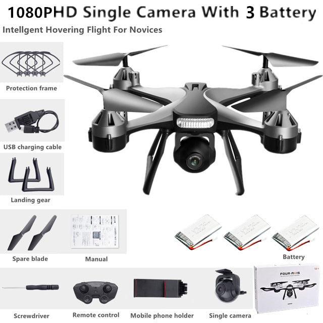 New JC801 UAV HD Professional Dual Camera Remote Control Helicopter 4K Dual Camera Drone Aerial