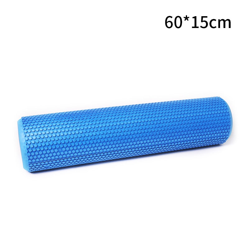 60/45cm Yoga Block Pilates Foam Roller Trigger Point Massage Roller Muscle Tissue for Fitness Gym