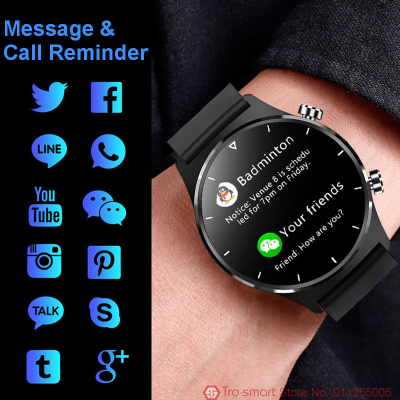 New 2021 Smart Watch Men Male Smartwatch Electronics Smart Clock For Android IOS