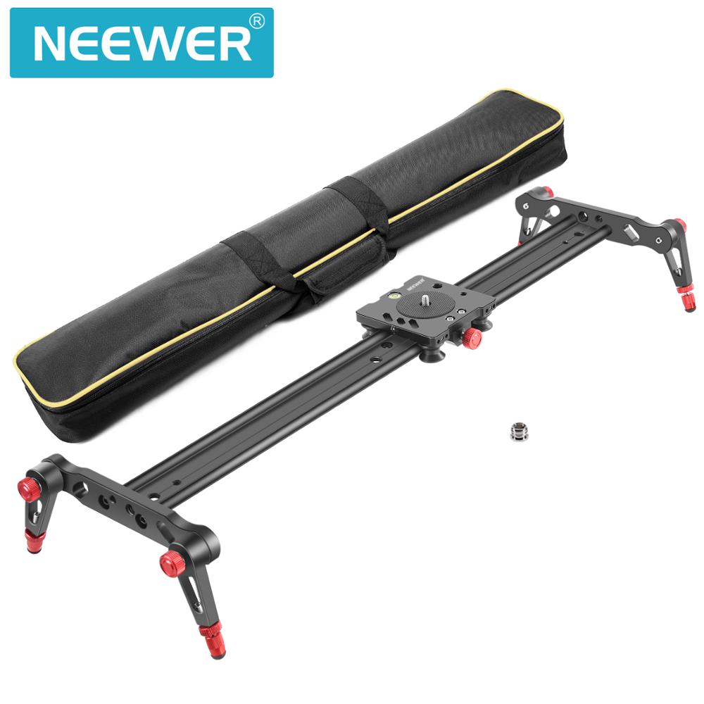 Neewer Aluminum Alloy Camera Track Slider Video Stabilizer Rail with 4 Bearings for DSLR