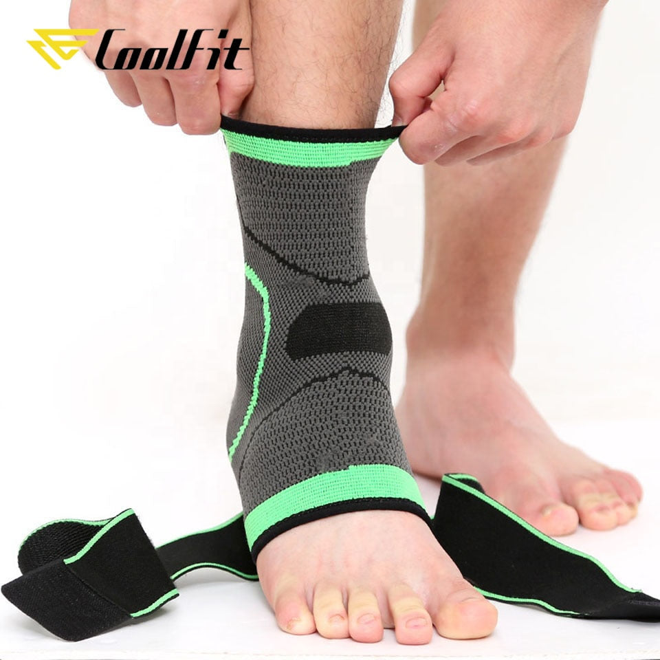 CoolFit 1PCS New Sports Ankle Brace Compression Strap Sleeves Support 3D