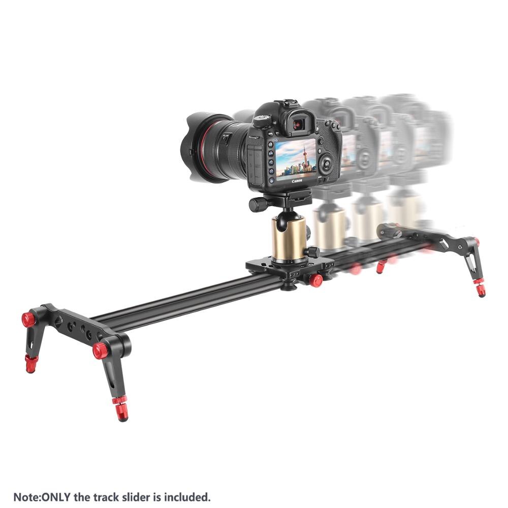 Neewer Aluminum Alloy Camera Track Slider Video Stabilizer Rail with 4 Bearings for DSLR