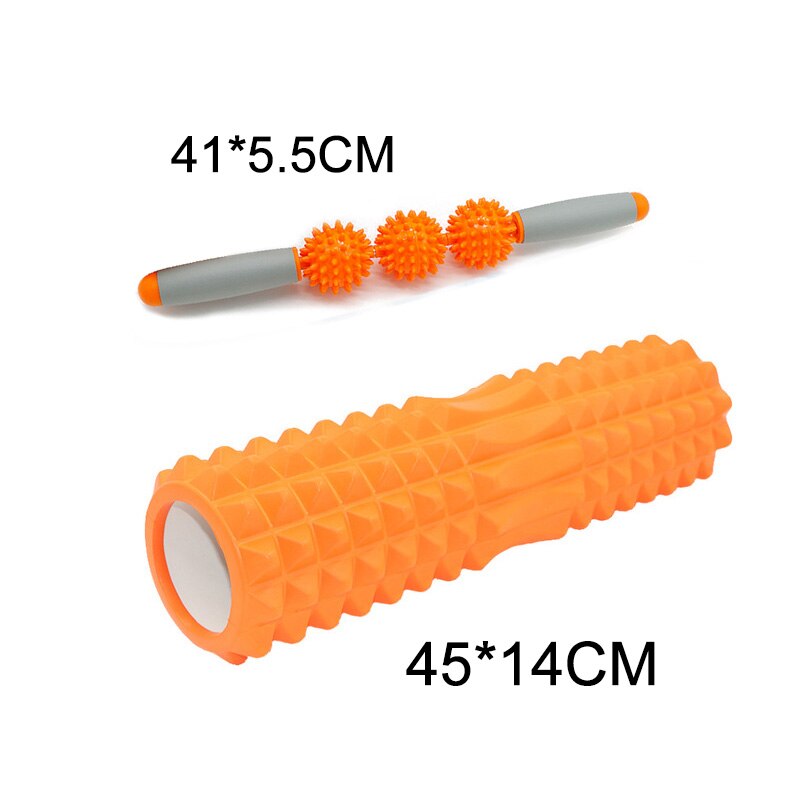 45cm*14cm Yoga column foam roller Pilates column balance bar stick relax muscle deep massage roller