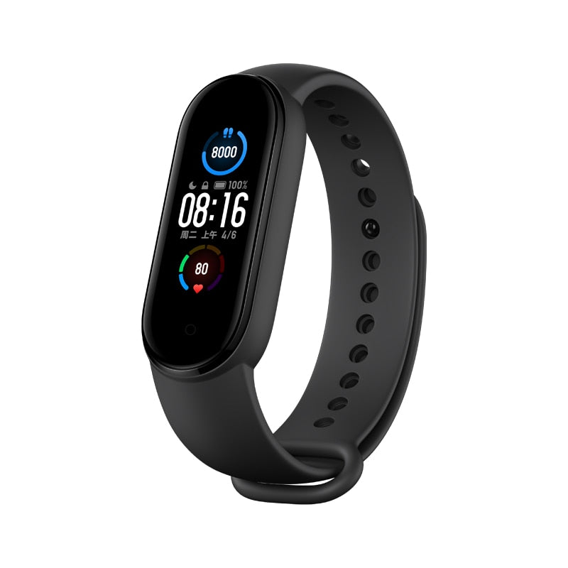 Xiaomi Mi Smart Band 5 Wristband 1.1inch AMOLED Color Screen 5ATM Waterproof Heart Rate