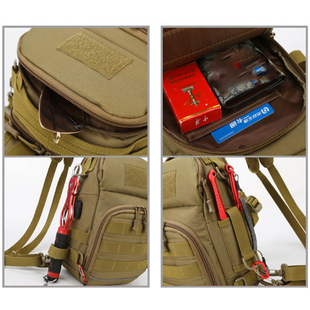 Outdoor Military Shoulder Bag Sports Climbing Backpack Shoulder Tactical Hiking