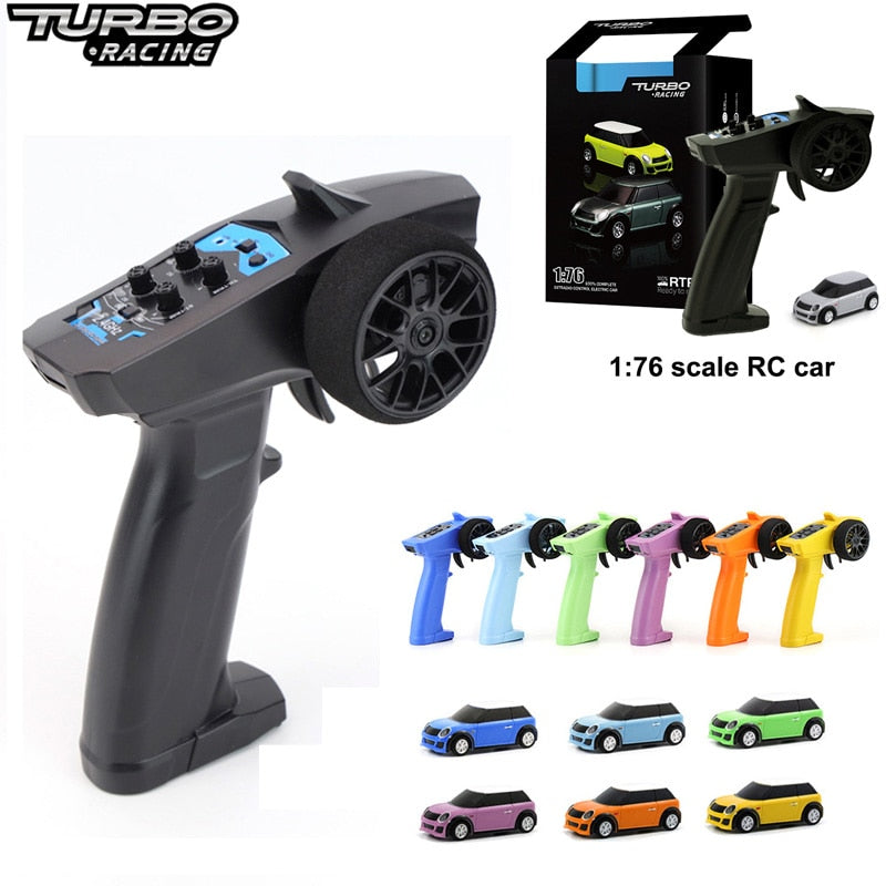 Turbo Racing 1:76 RC Car Mini Full Proportional Wholesale Electric Race RTR Car Kit 2.4GHZ Racing Experience