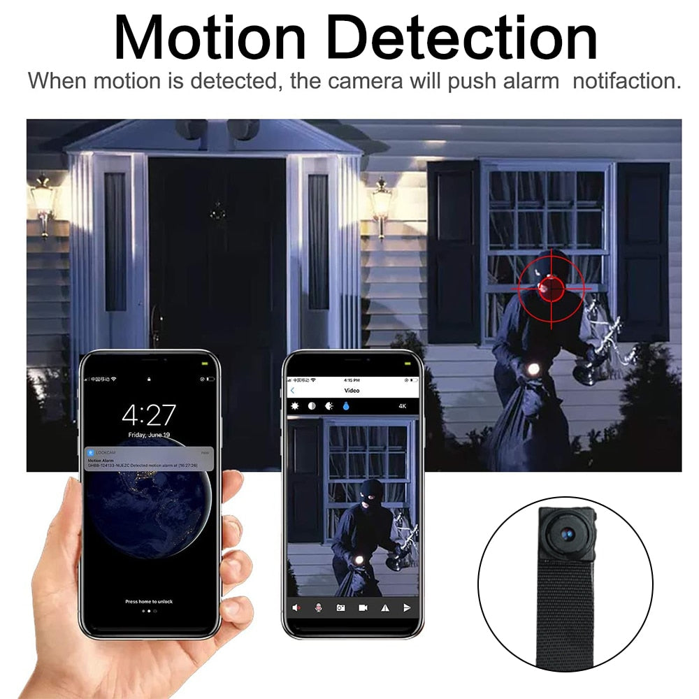 WiFi IP Mini Nanny Camera Module Motion P2P battery Camera Video Recorder